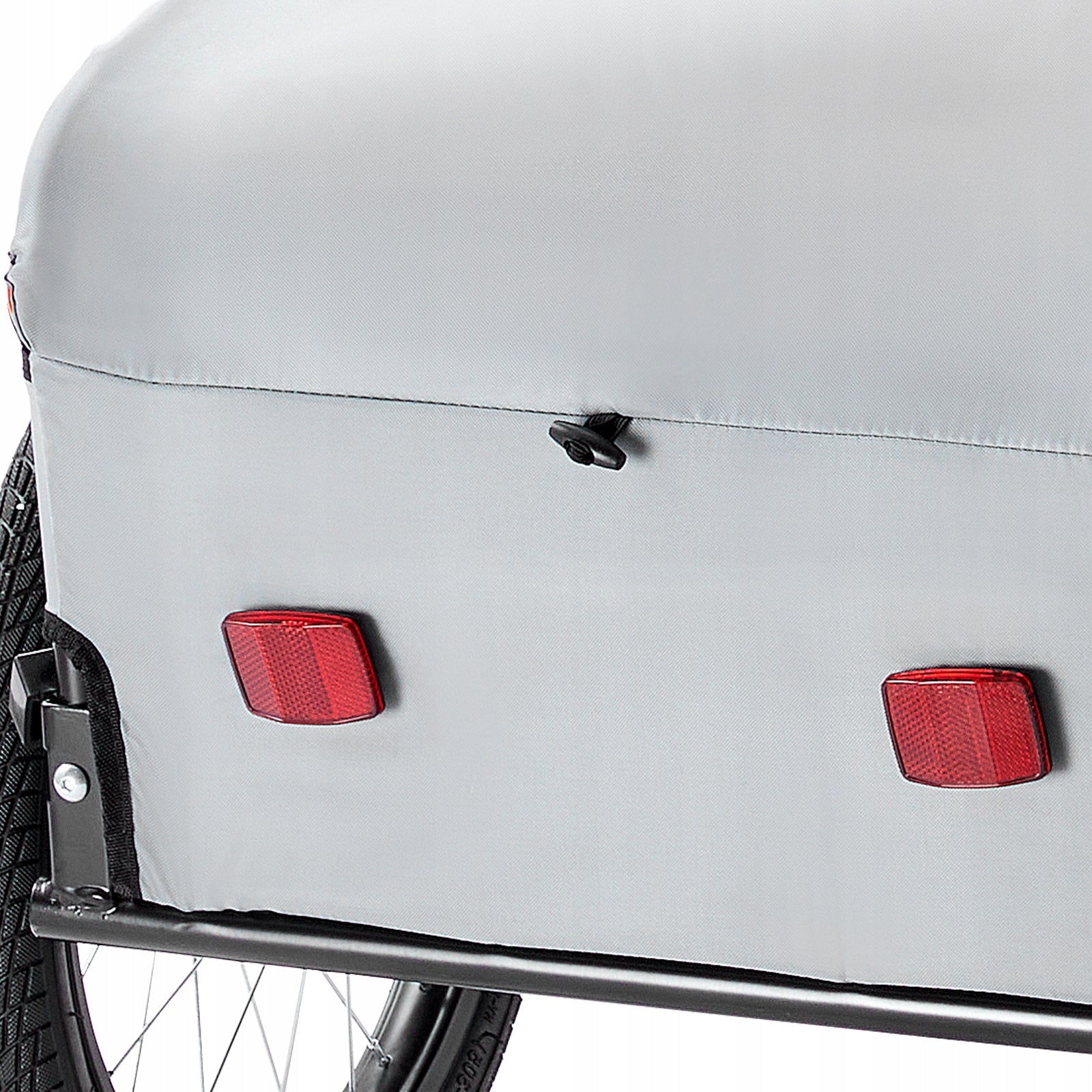 Bike Cargo Trailer 100LBS Foldable with Waterproof Cover 16 Wheels Weight 9100 g