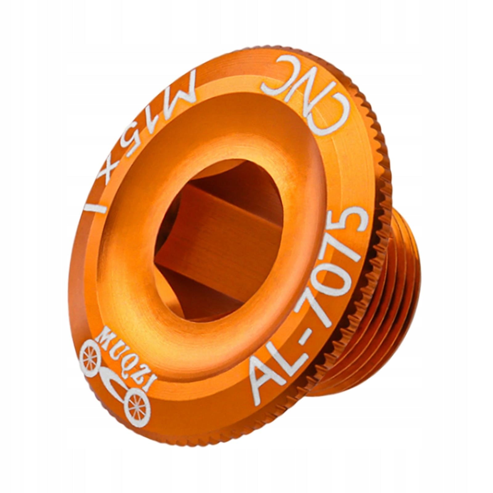 Bike Crankset Bolts Arm Metal Sturdy Crank Cover Chainwheel Screw Orange Model Rowery szosowe Części pokrywy suportu mechanizmu