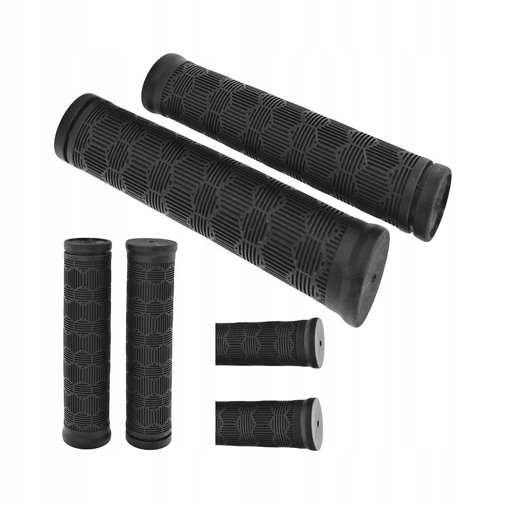 Bike Grips Bike Handlebars for Bicycle Handlebars Rubber 125mm BLACK