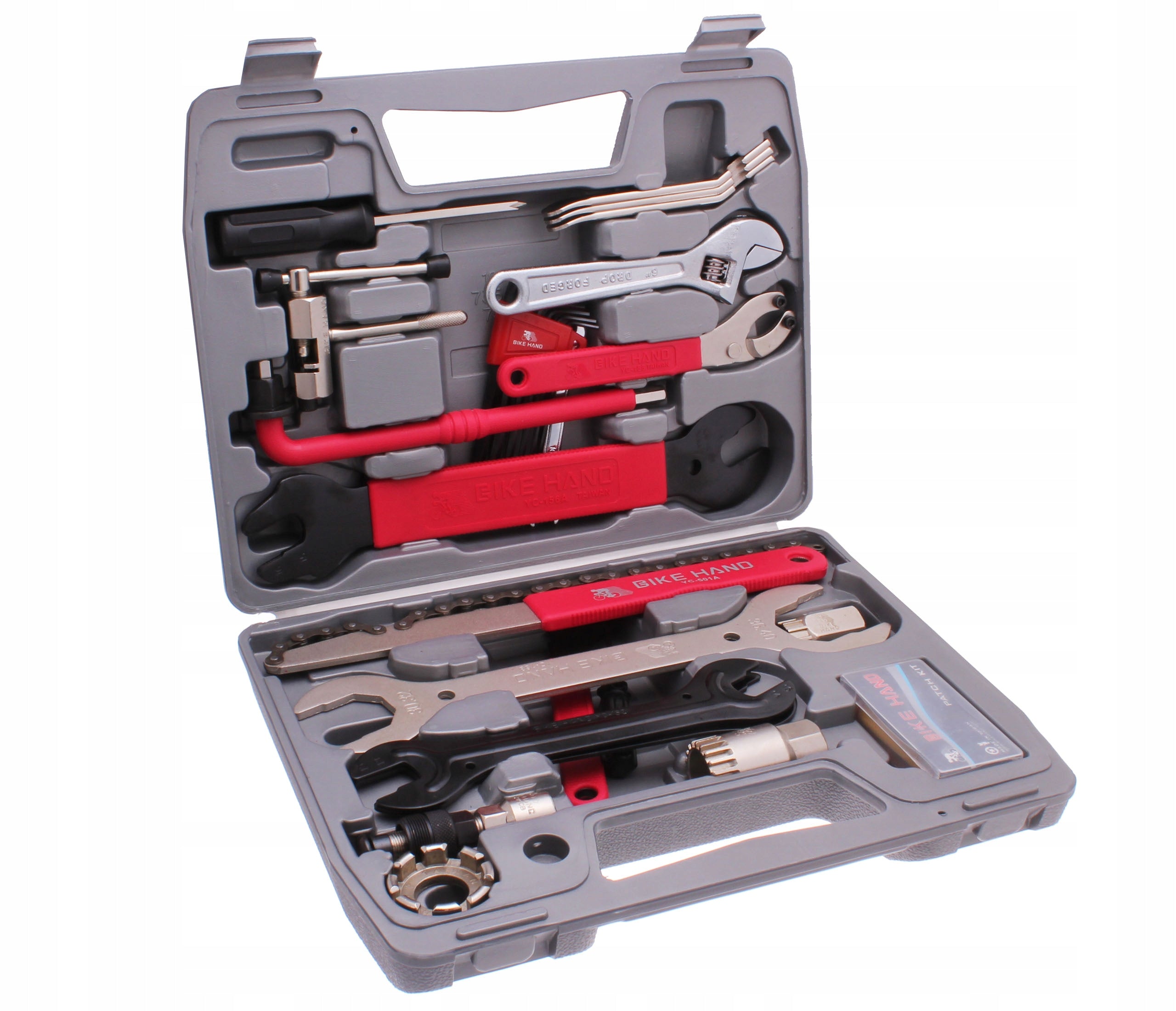 Bike Hand Tool Set in a convenient suitcase 19x Puller Wrench