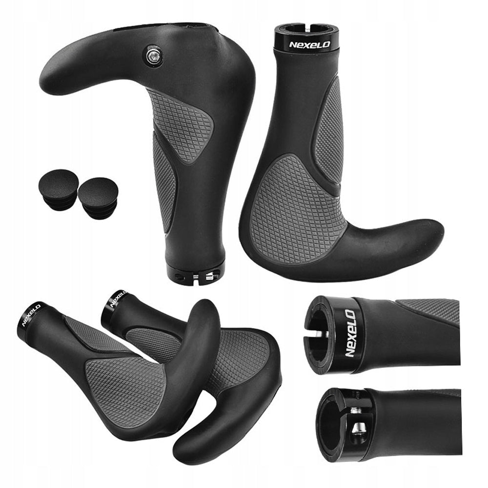 Bike Handlebar Grips Bike Handlebar Rubber Horns 128mm For Handlebars