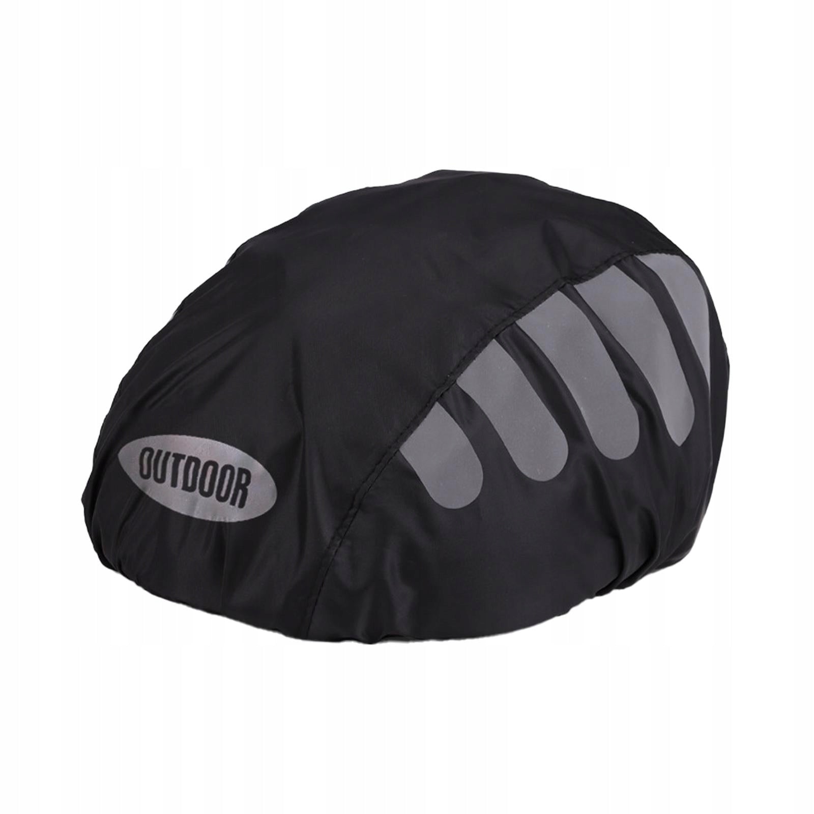 Bike Helmet Cover, Bicycle Helmet Rain Cover, High Visibility Black Packaging status original