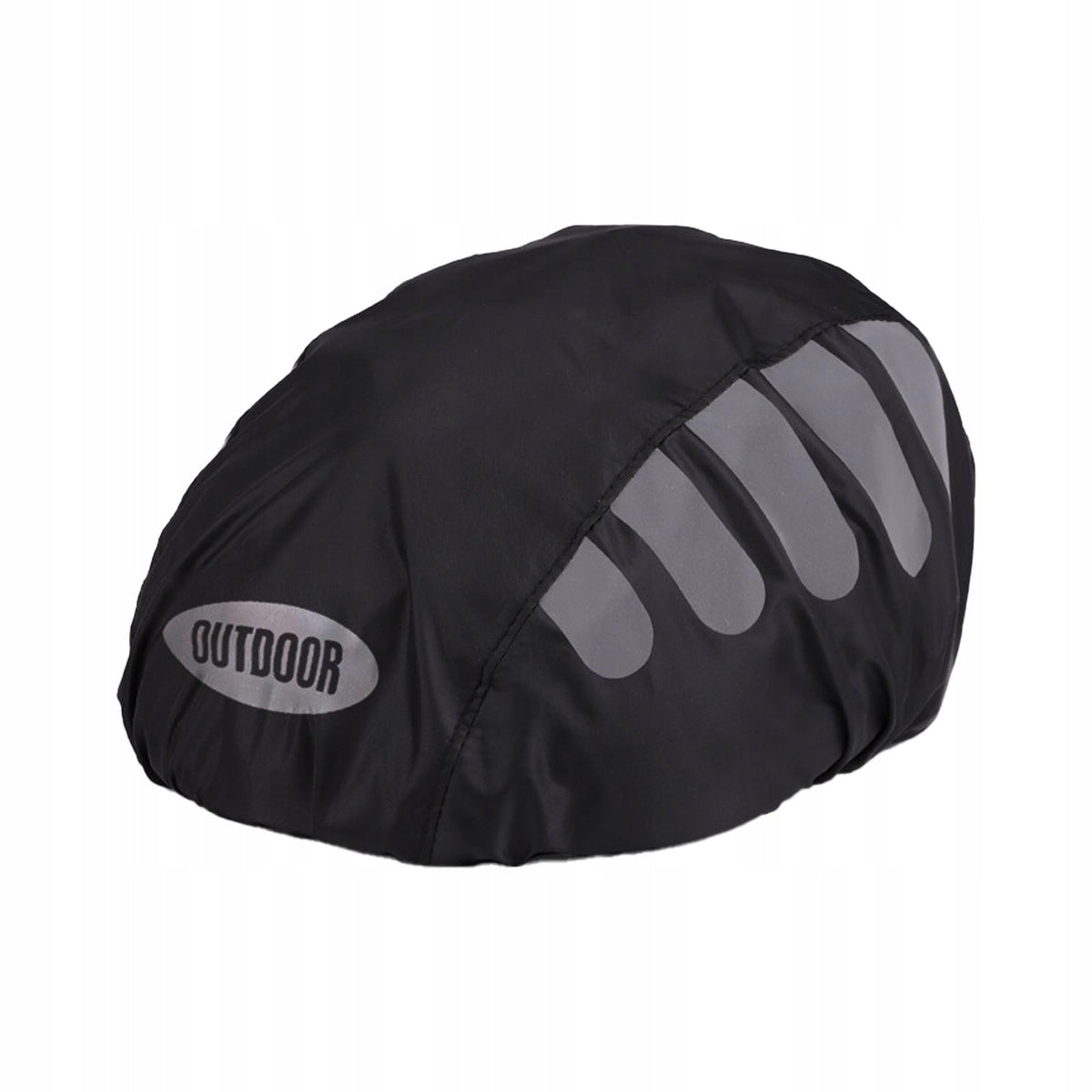 Bike Helmet Cover, Bicycle Helmet Rain Cover, High Visibility Black