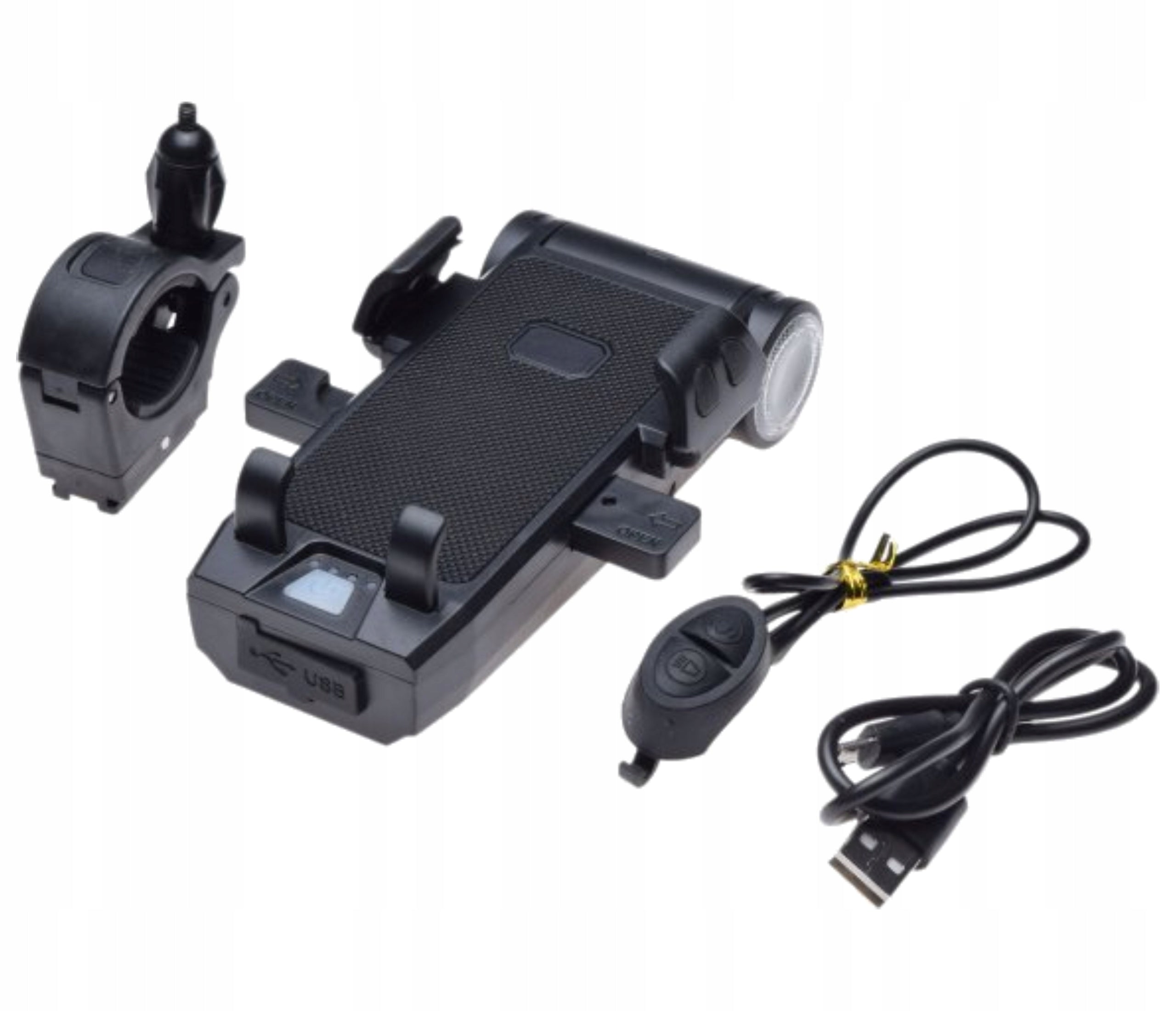 Bike Light Front 500 lm 3500mAh + Phone Holder Adjustable 68-98mm