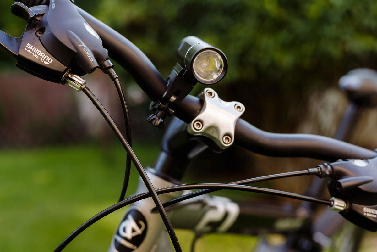 Bike Light Front Bike Lamp Front Battery LED 2 Functions Brand Nexelo