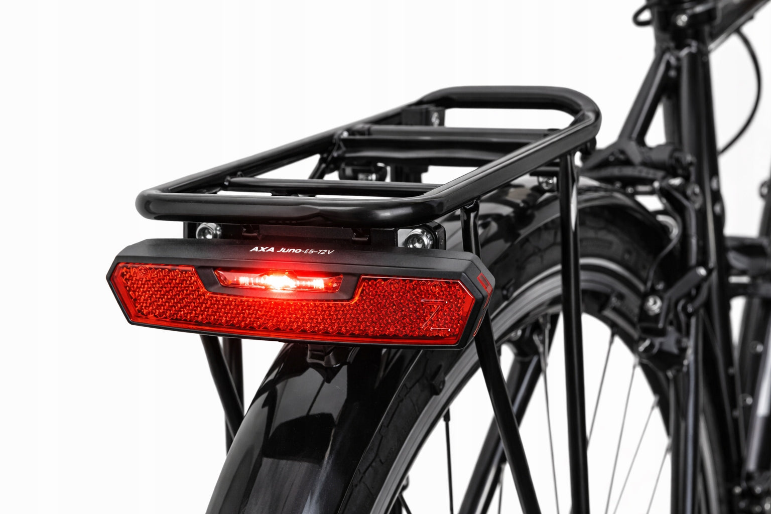 Bike Light Rear Luggage Rack Light STOP AXA Juno E-BIKE 50mm 6-12V Brand AXA