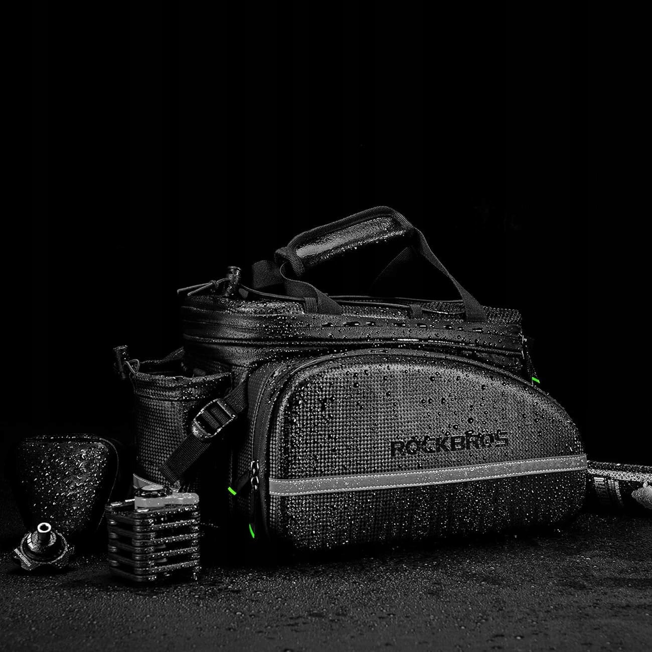 Bike Luggage Bag ROCKBROS A6-6 Black Capacity 35 l