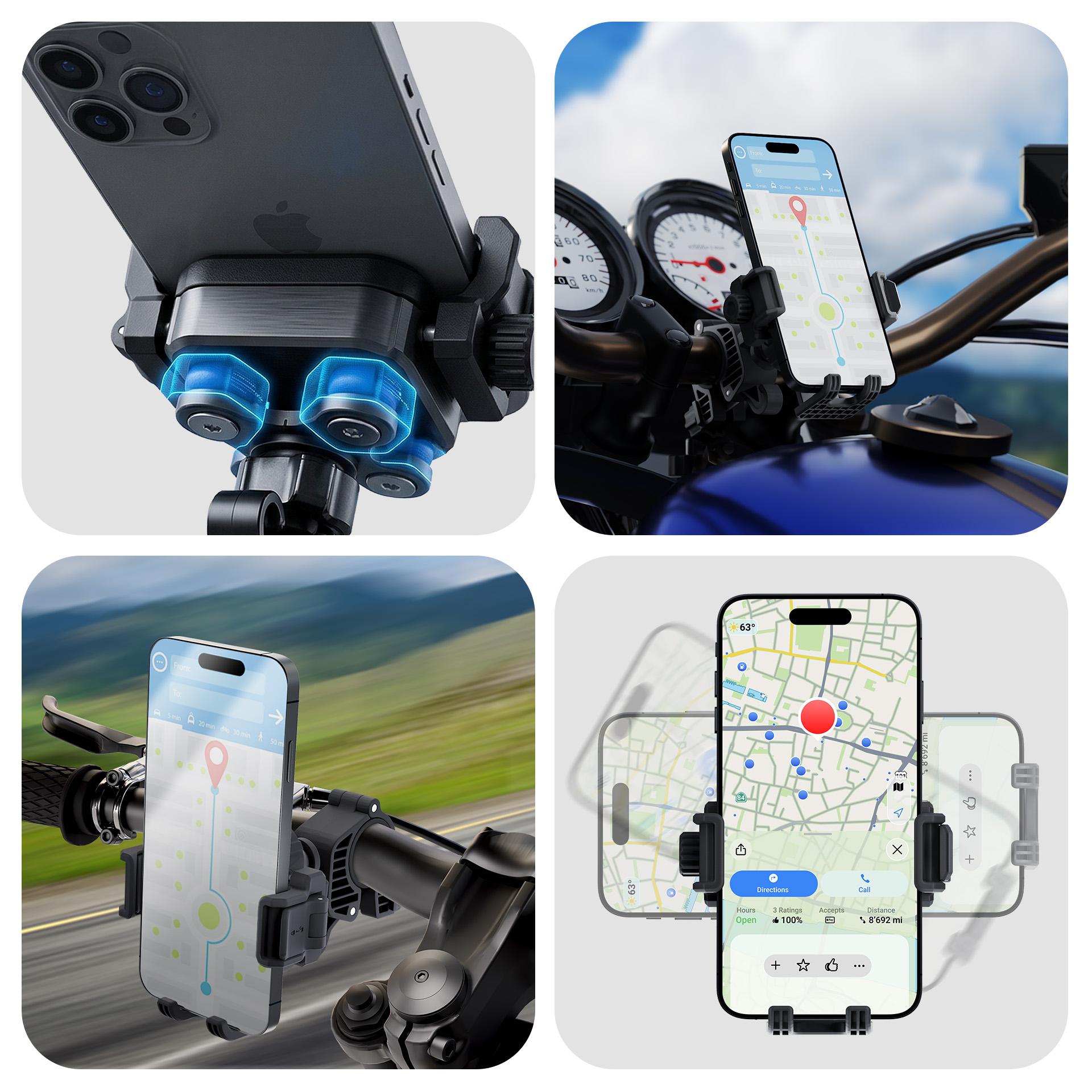 Bike/MTB/Motorcycle Phone Holder 3mk Bike Holder Damper Pro Packaging status original