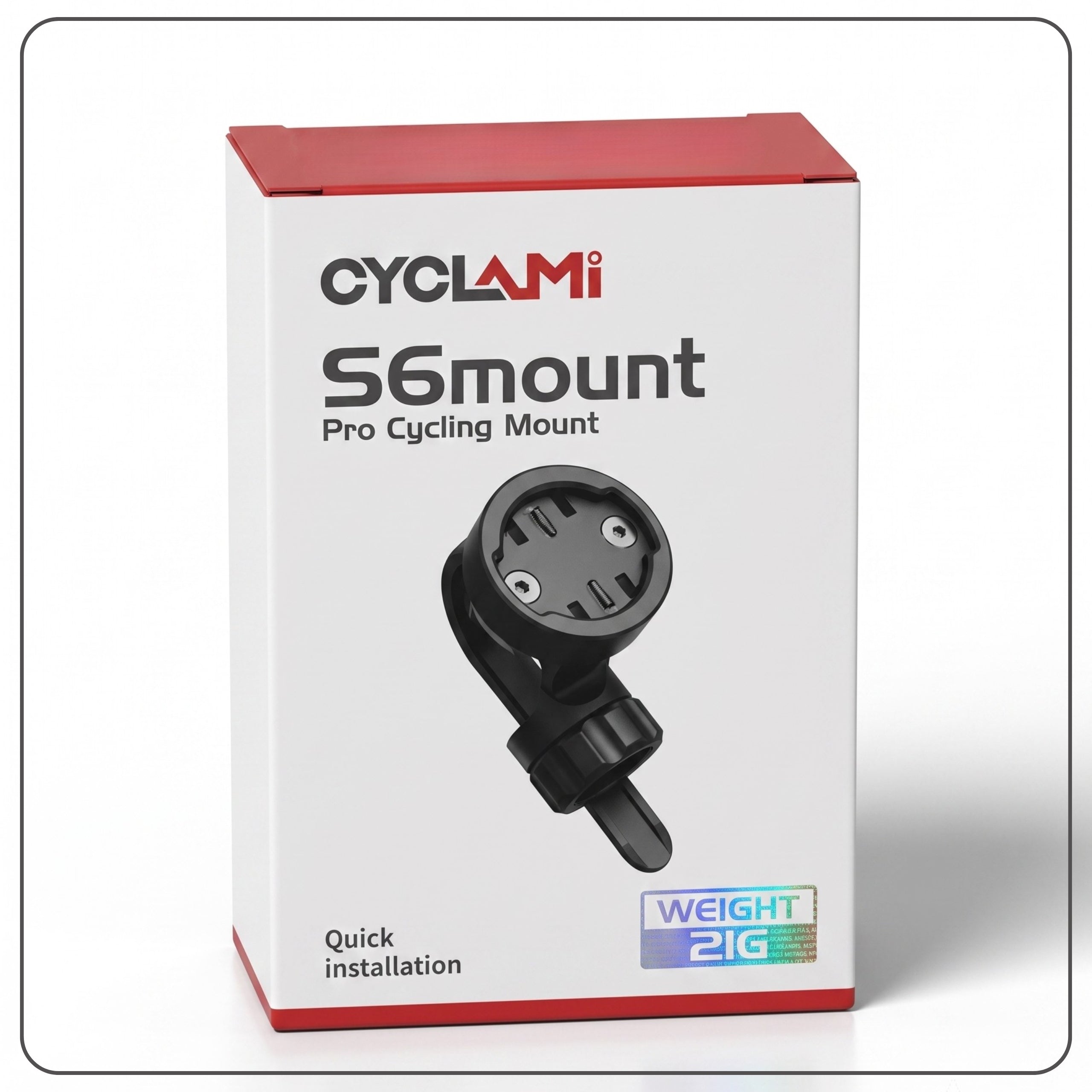 Bike Mount for Handlebar Light Universal for Garmin Manufacturer code S6