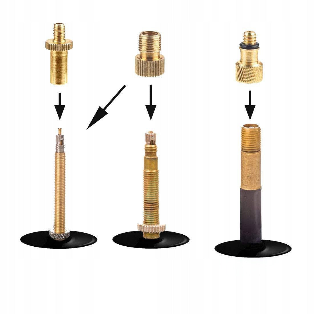 Bike Pump Nozzle Adapter Set, 32 Pieces Brand no brand