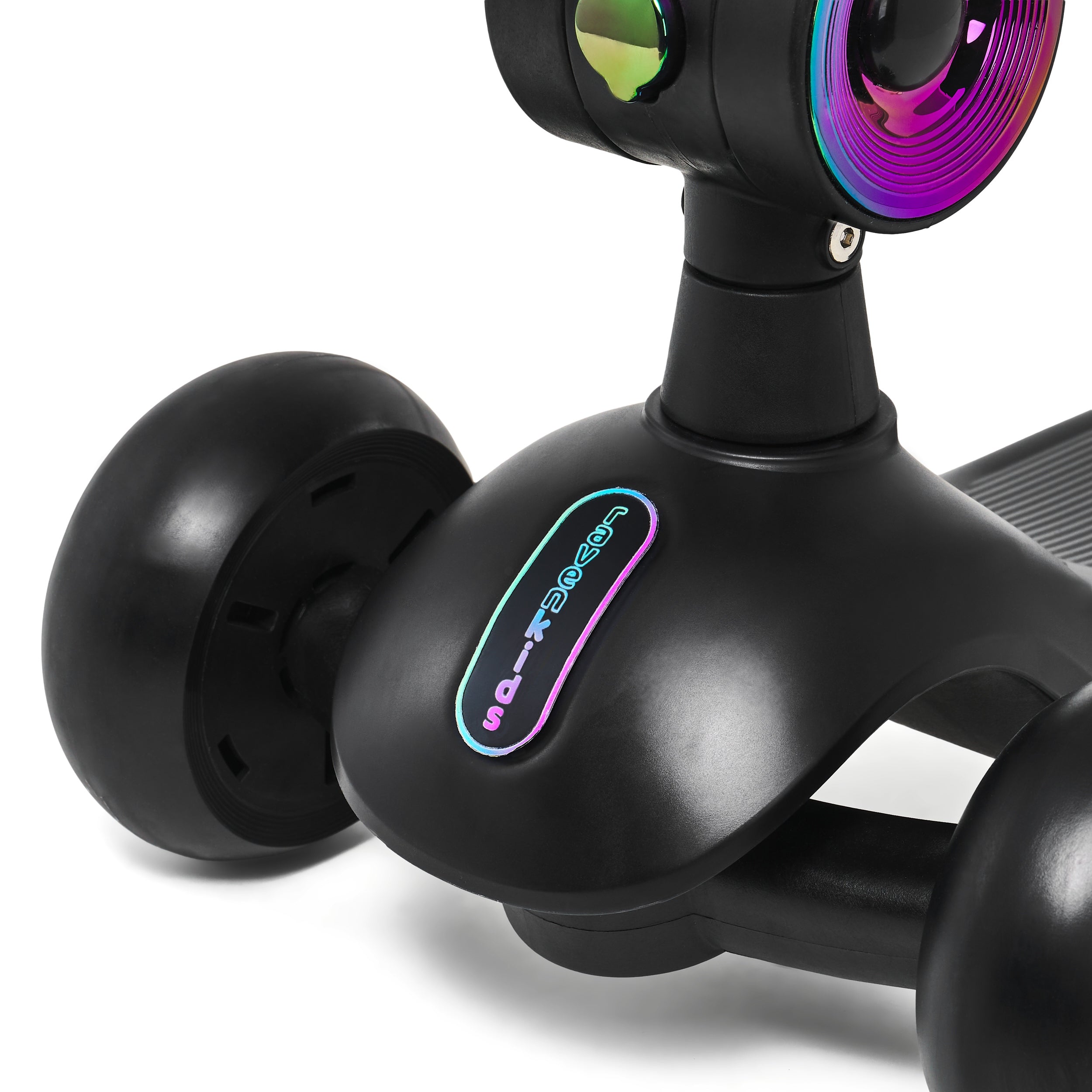 Bike Scooter 2in1 for children RAVEN Lumiloo Black/Neo Chrome LED platform Brand Raven