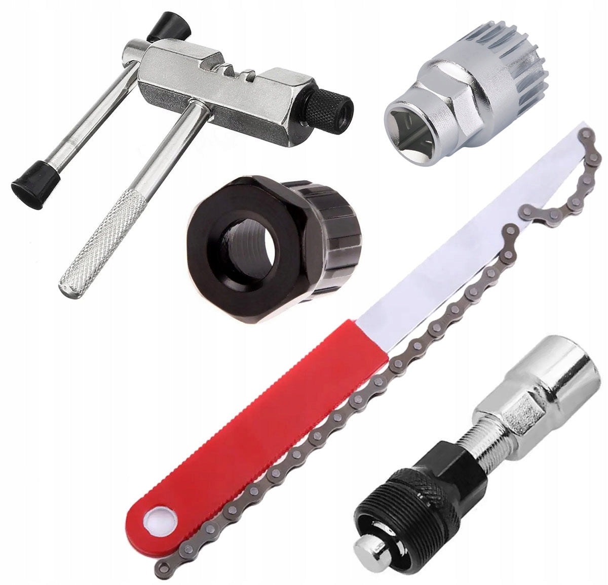 Bike Service Tool Kit 5in1 Squeegee Bacik Support Key