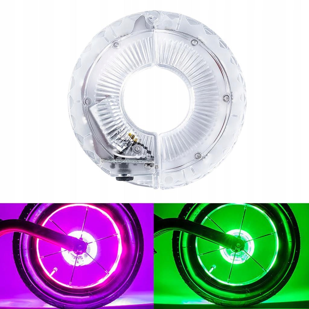 Bike Wheel Light Disco Party Lights Bicycle Lights 6 Color LED Bicycle Tire Set contents lamp