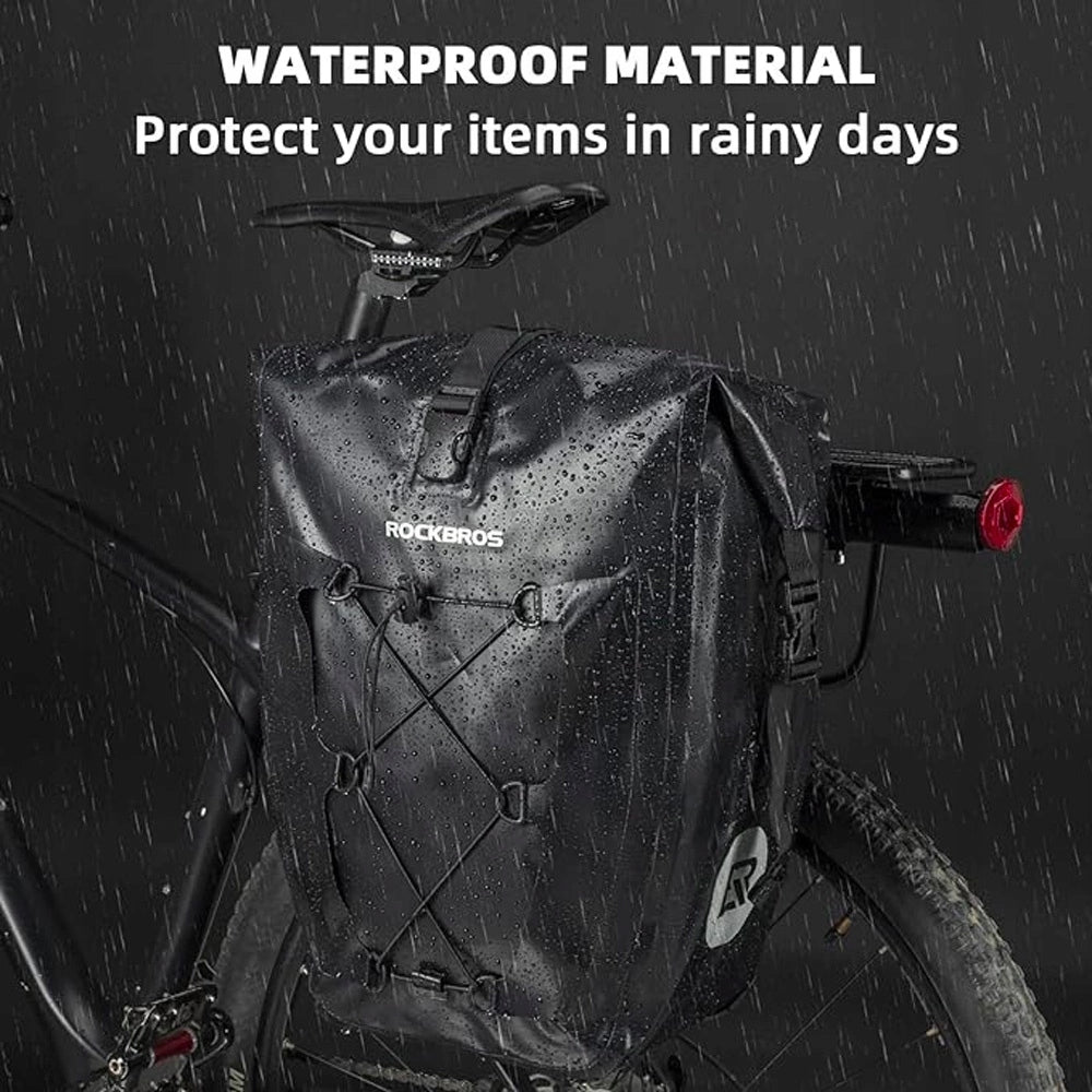 Bike bag Rockbros 30140022001 waterproof for luggage compartment - black Brand Rockbros