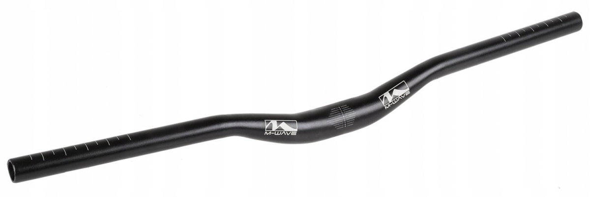 Bike handlebar M-Wave alu bent 31,8x700 black