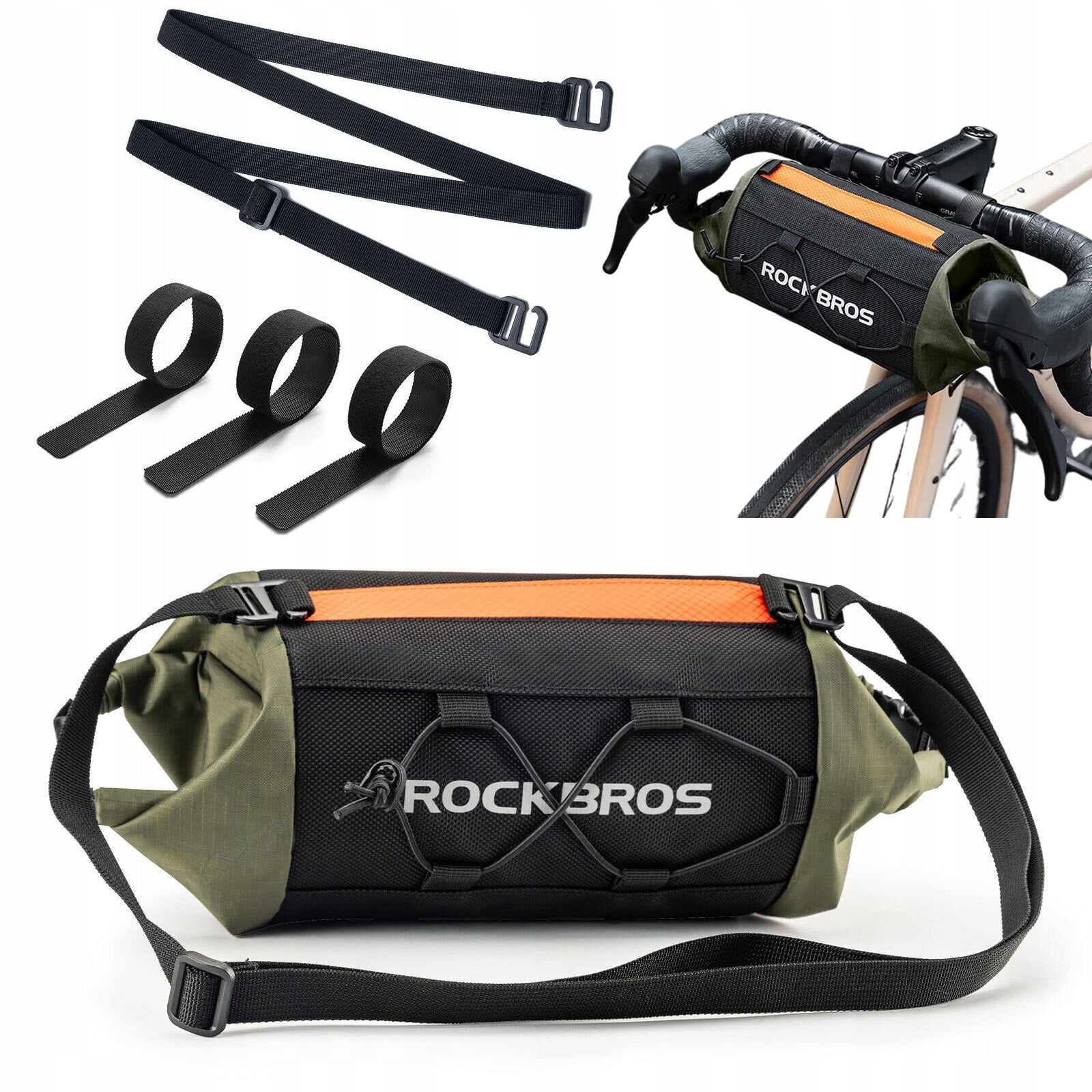 Bike handlebar bag 2-2,4L ROCKBROS W006 Waterproof pouch ZE-POM.