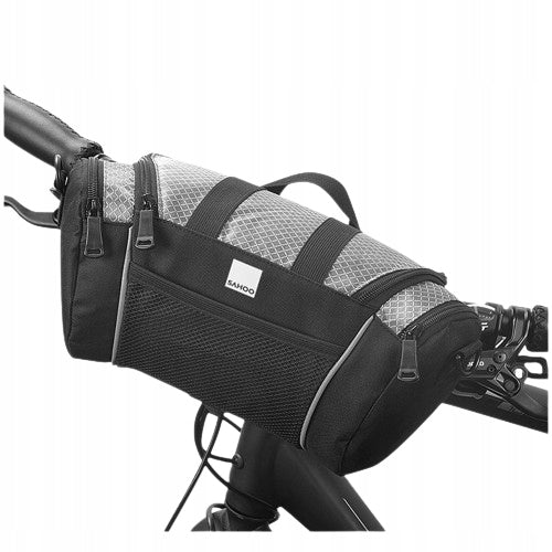 Bike handlebar bag SAHOO 5 liters silver