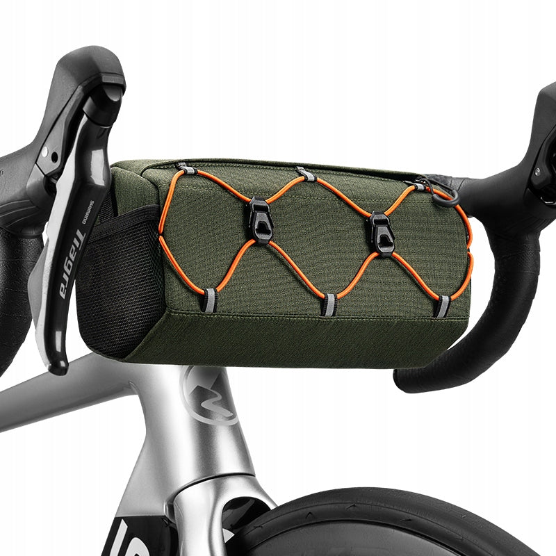 Bike handlebar bag pannier 2.2L with shoulder strap gravel MTB