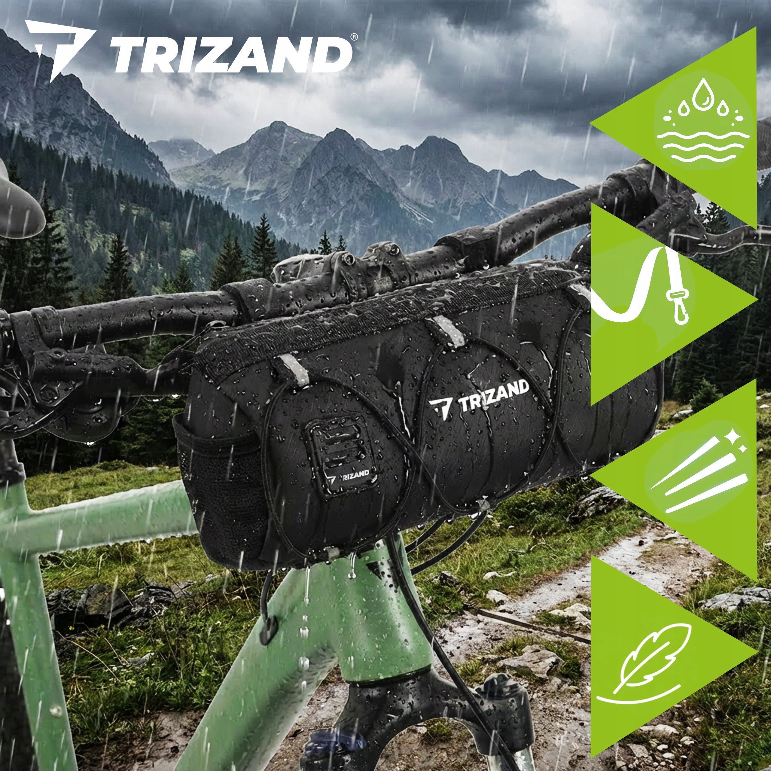 Bike handlebar pouch 1,5L Trizand Trizand Capacity 1.5 l