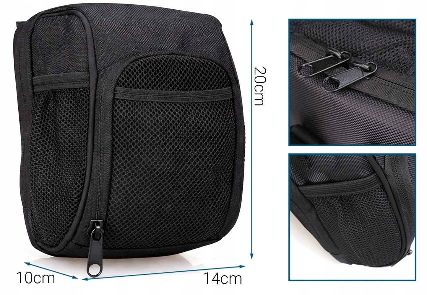 Bike handlebar pouch 20x14x10 waterproof scooter bike bag Manufacturer code RKT01876-1