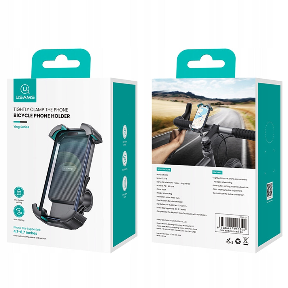 Bike holder USAMS US-ZJ078 black For mobile