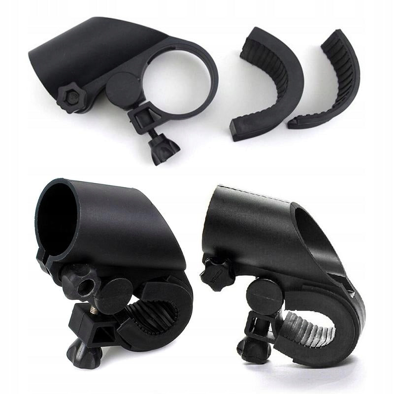 Bike holder for flashlight lamp Universal solid for handlebar