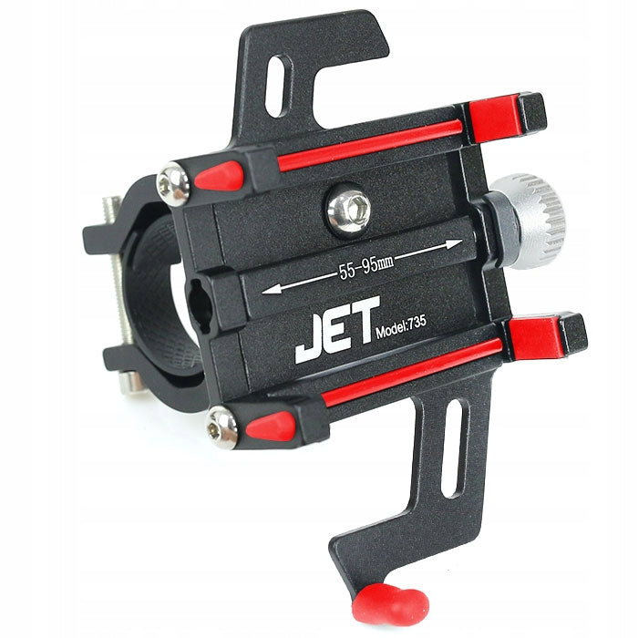 Bike holder for smartphone phone JET-735 55-95mm black-red Manufacturer code A816