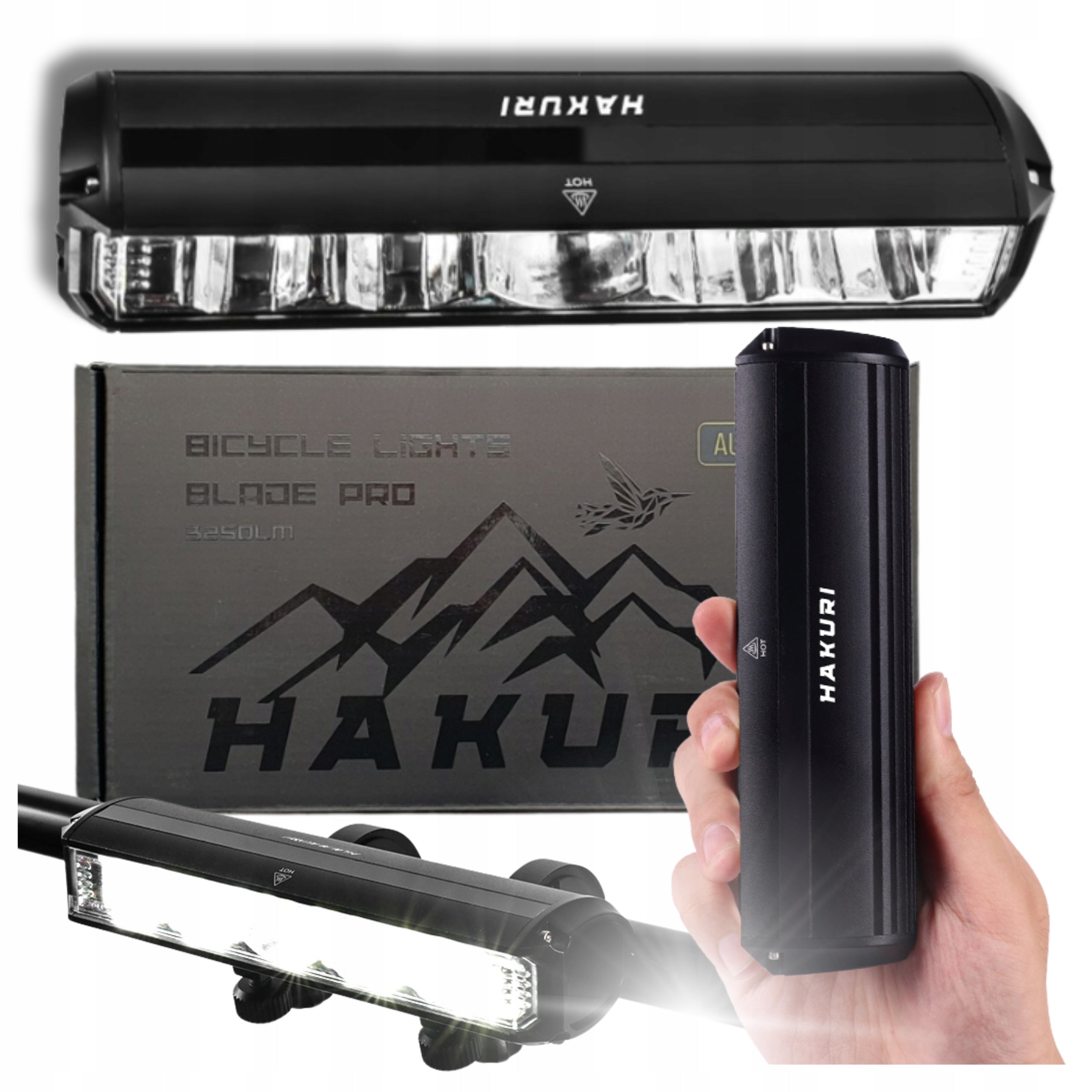 Bike light 3250 lumens POWERFUL 4 modes front bike lighting
