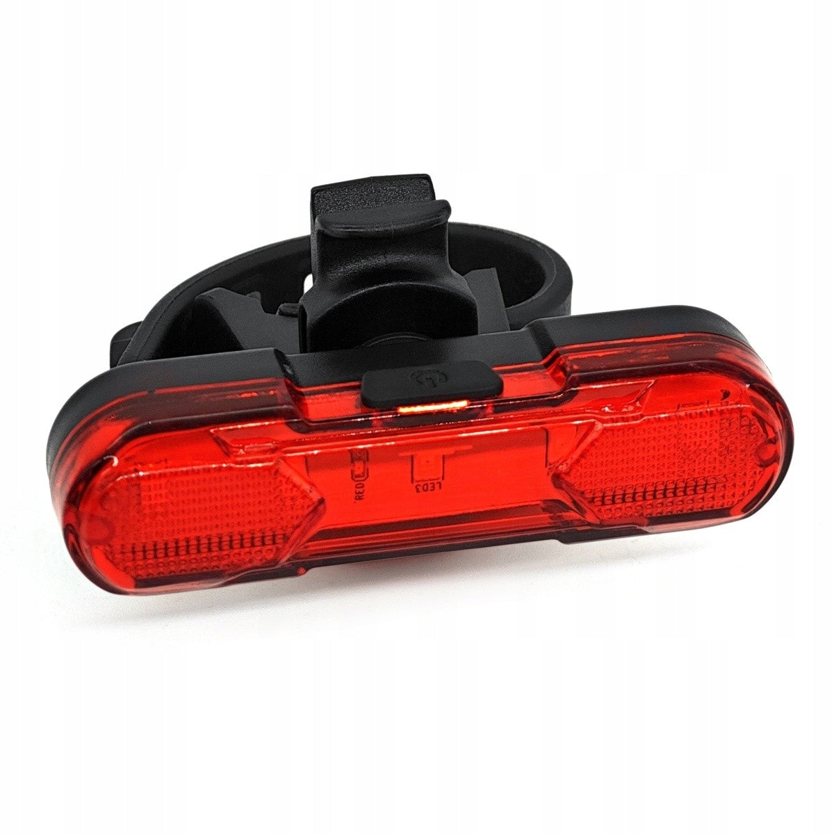 Bike light 4 operating modes USB rotating, red 1pcs
