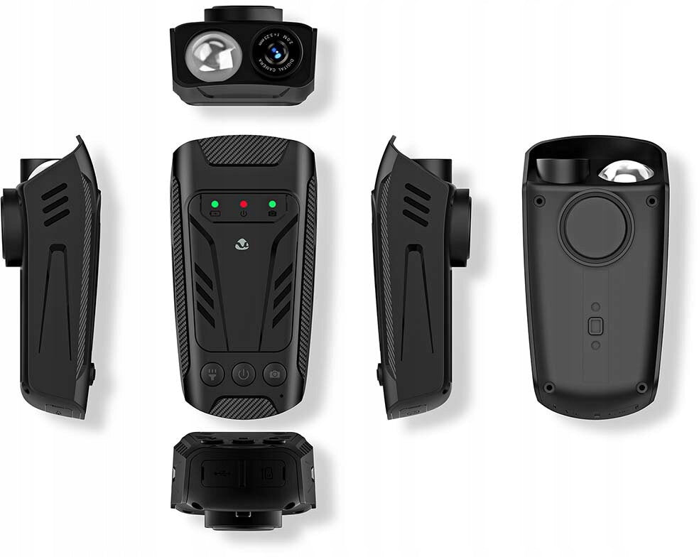 Bike light NEDIS 3 in 1 CCAM100BK + sports camera Model CCAM100BK