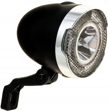Bike light front for fork POWERFUL LED 60lm Color black