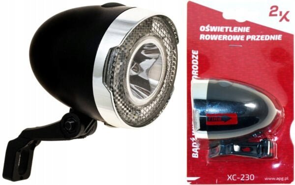 Bike light front for fork POWERFUL LED 60lm Kind front-facing