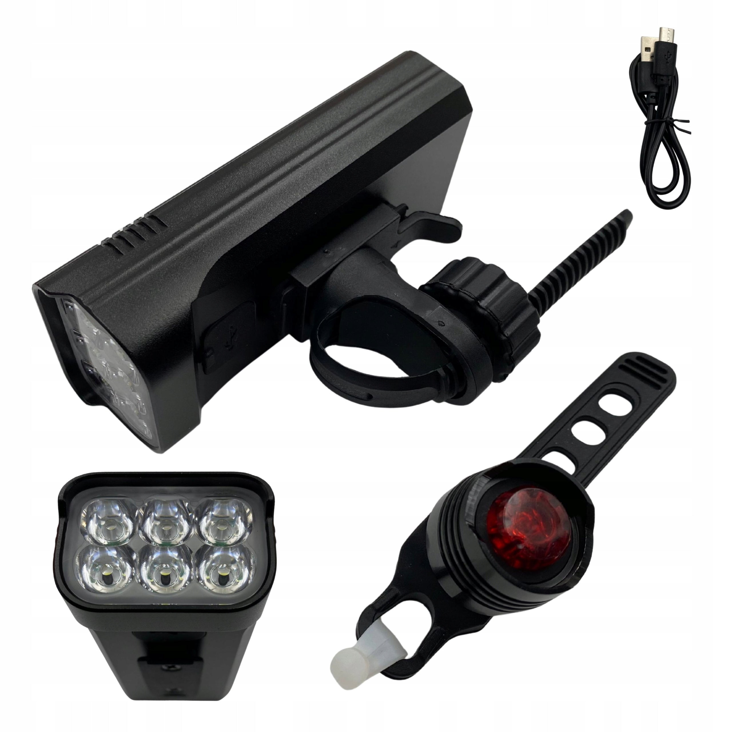 Bike light front rear LED 3600 lm long working time premium flashlight Brand no brand