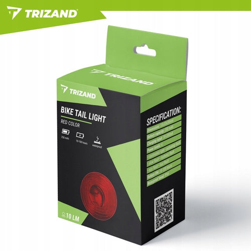 Bike light red Trizand Kind rear-facing