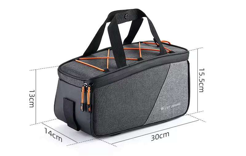 Bike rack bag for bike 6 L WESTBIKING Brand West Biking
