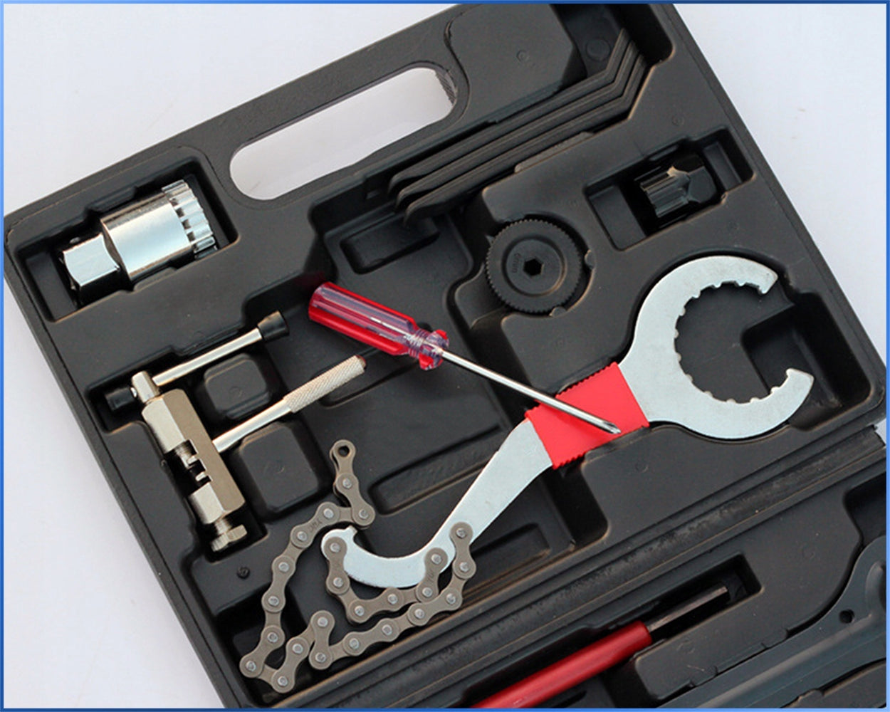 Bike repair kit multitool 17in1 tools service bike MTB SUITCASE Manufacturer code RKR02130