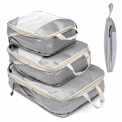BillyBath Suitcase Organizer Packing Cubes Set, Waterproof, Compression, Nylon