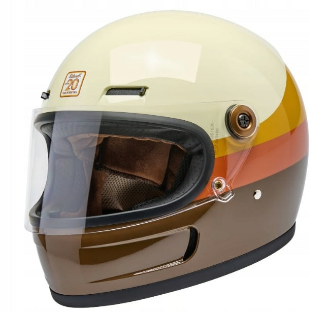 Biltwell Gringo SV helmet 20th anniversary retro style L