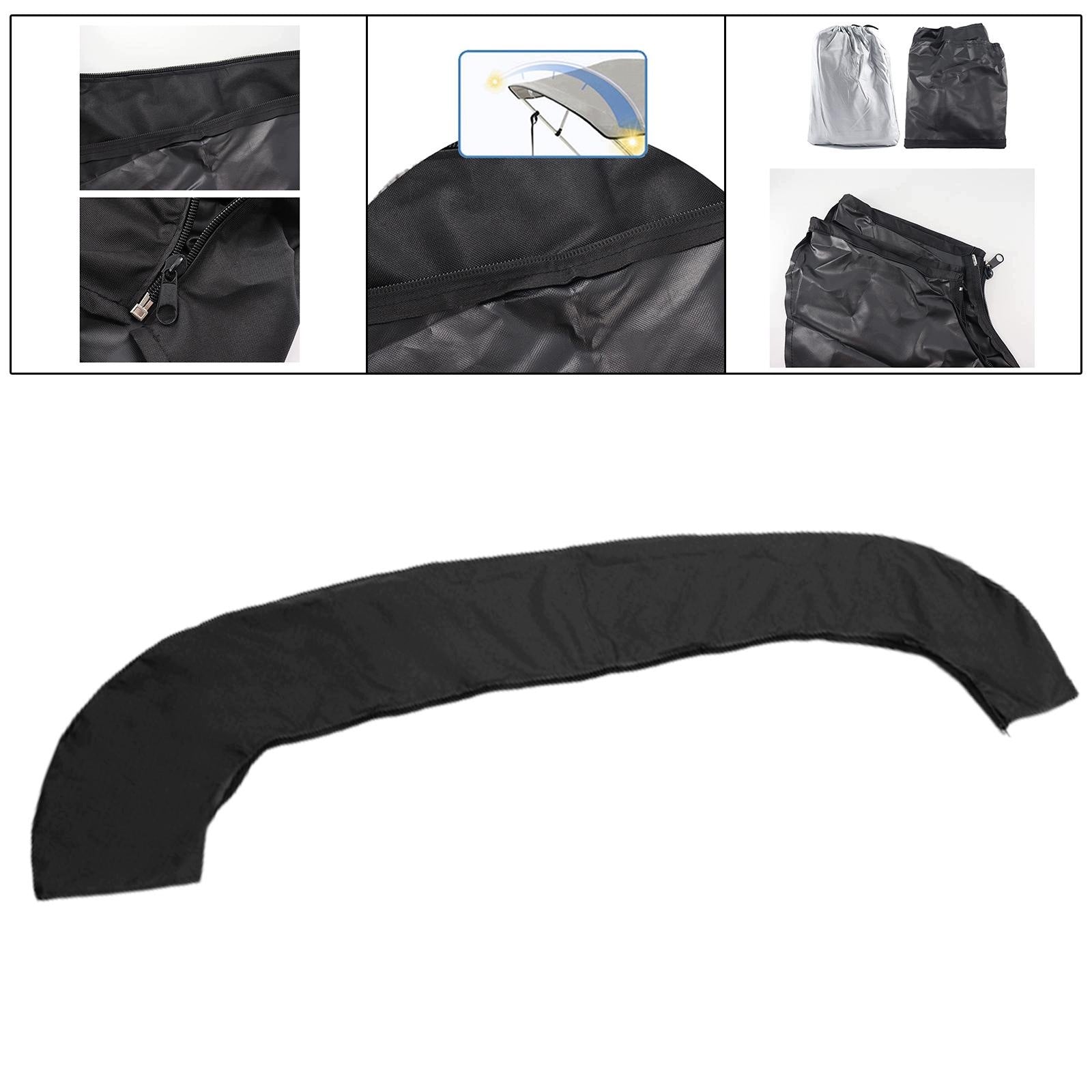 Bimini Top Boot Cover Heavy Duty Outdoor Dustproof Zippered 4BOW 79 to 90W