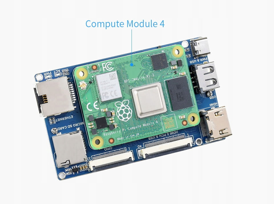 Binocular camera module for Raspberry PI CM4 with eskpander Manufacturer WaveShare