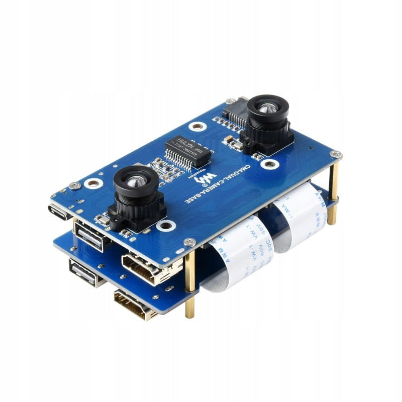 Binocular camera module for Raspberry PI CM4 with eskpander
