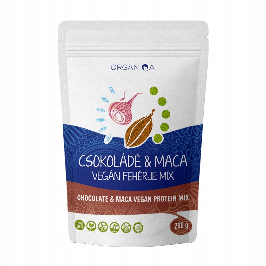 Bio Csokoládé-Maca Vegán Fehérje Mix 200g