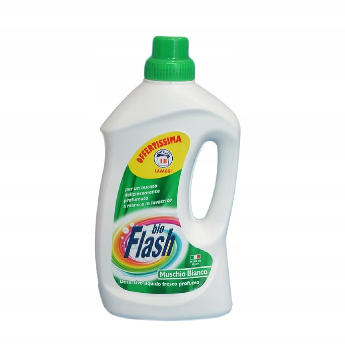 Bio Flash WASHING LIQUID WHITE MUSK 1L