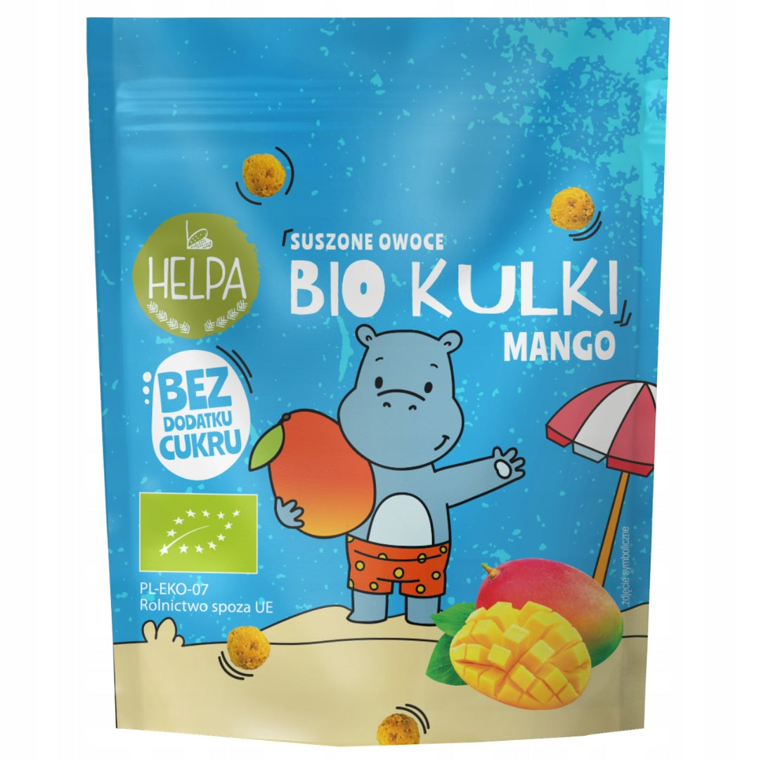Bio Mango Balls 50 g HELPA without added sugar