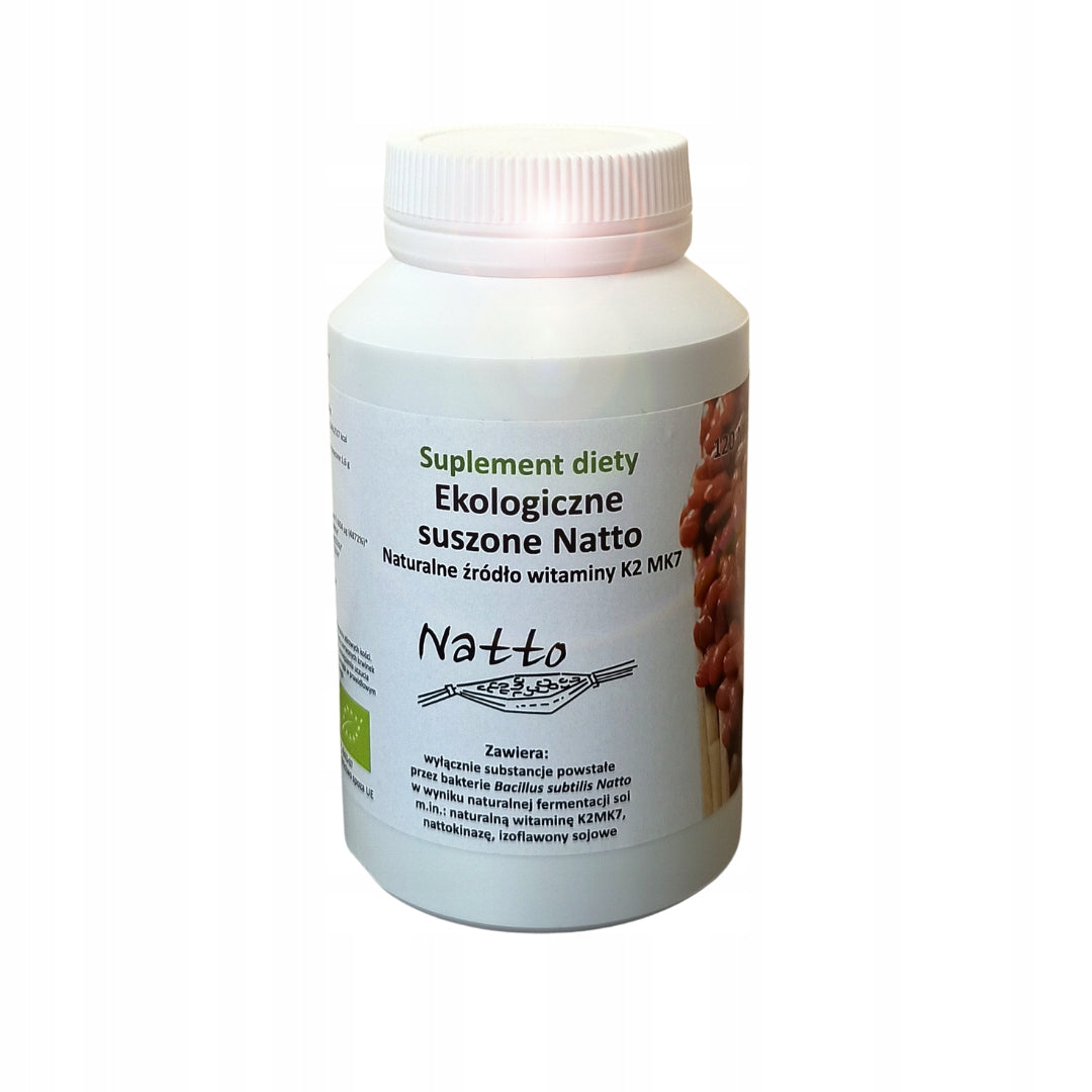 Bio NATTO Vitamins K2mk7 D3 Nattokinase - 120 tablets - Ton Color