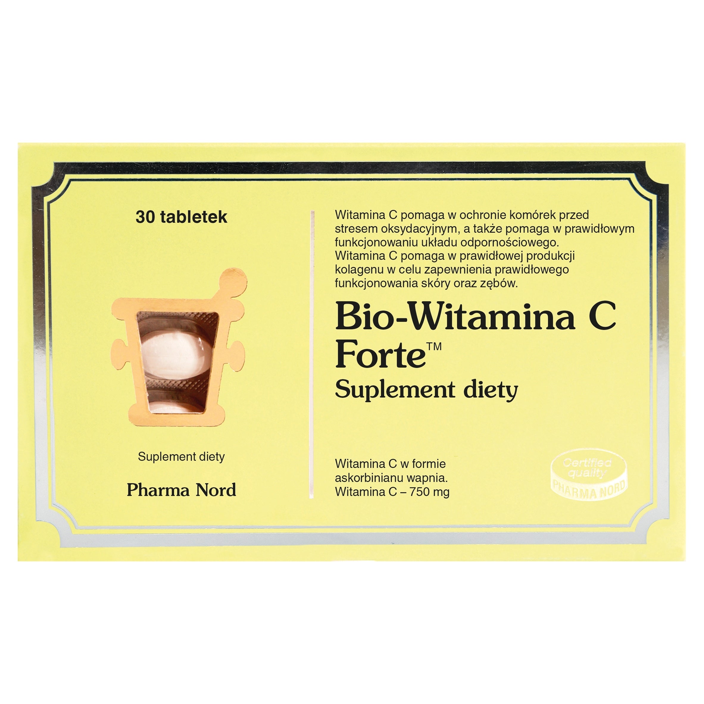 Bio-Vitamin C Forte Dietary supplement Pharma Nord tablets 30 pcs. Name other