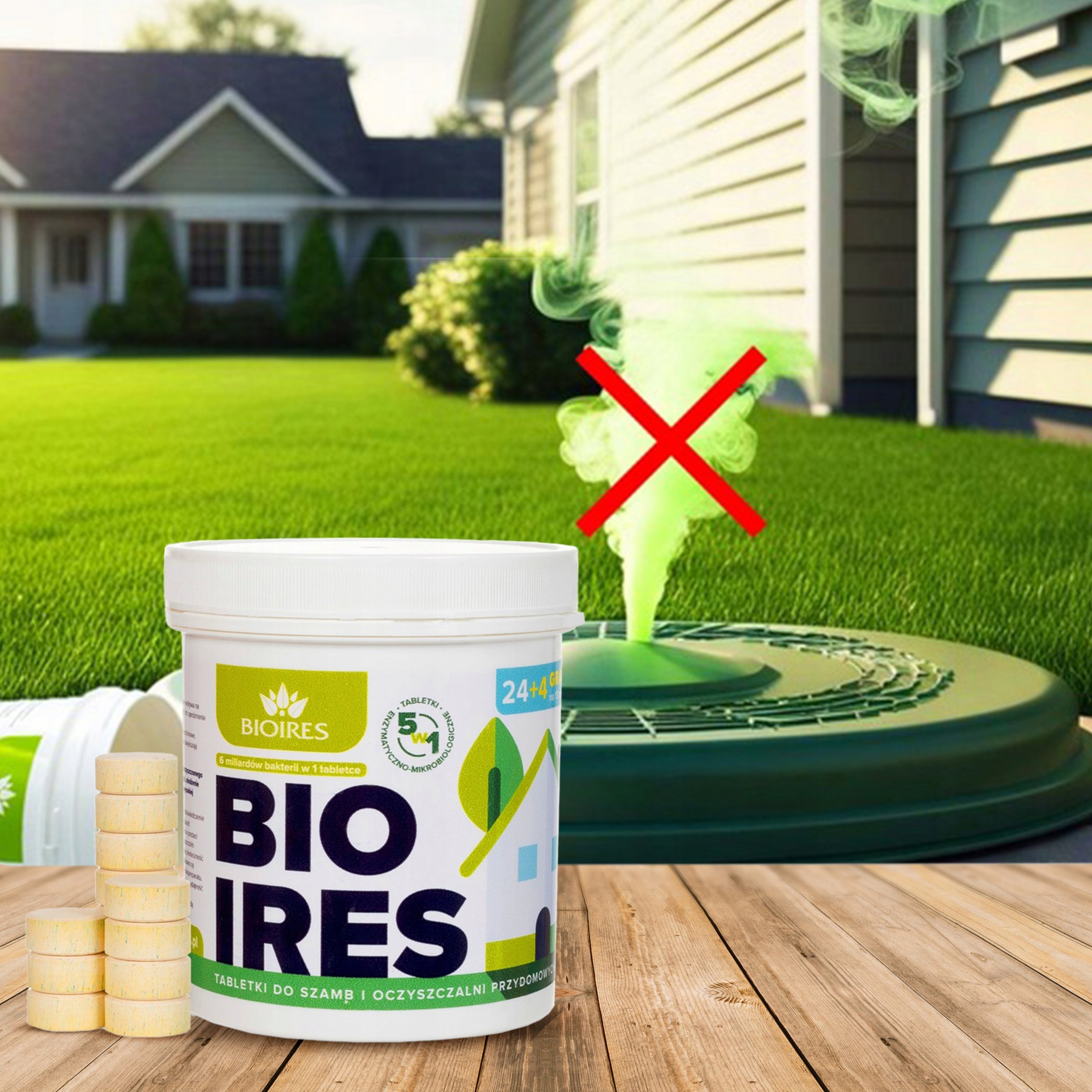 Bio tablets bacteria for septic tank treatment plant stock for a year strong preparation Manufacturer code 5905279345515