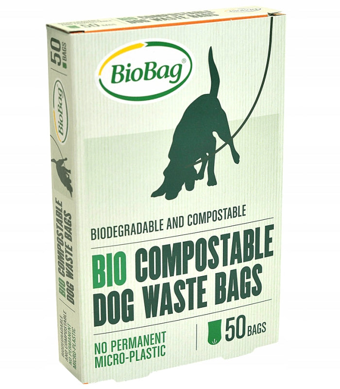 Schnell und zu 100 % abbaubare Beutel für Hundekot BioBag, 50 Stk. 