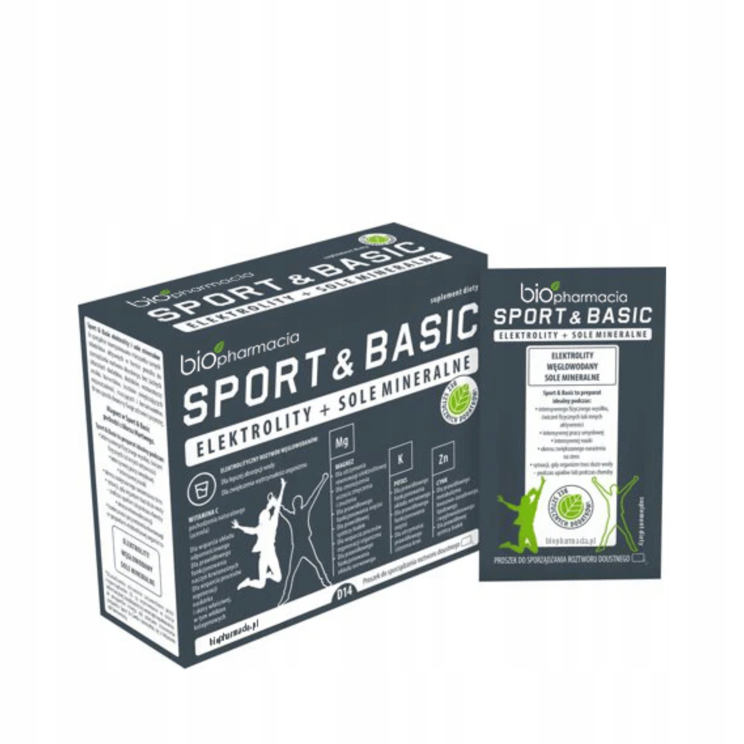 BioFarmacja Bio Electrolytes Sport Basic Hydration Magnesium Potassium 14 sash