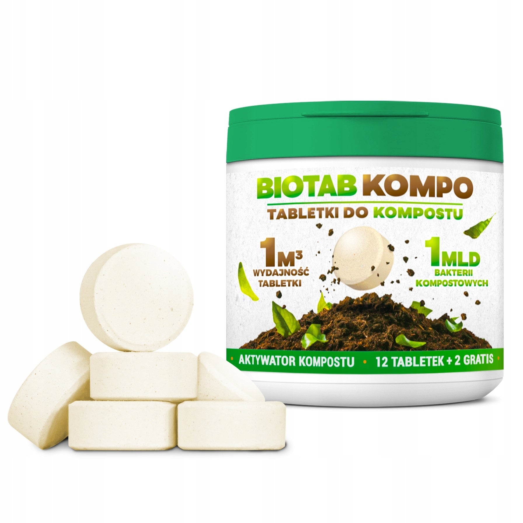 BioTab KOMPO composting tablets compost activator for 14 m3 COMPOST EAN (GTIN) 5906395528691